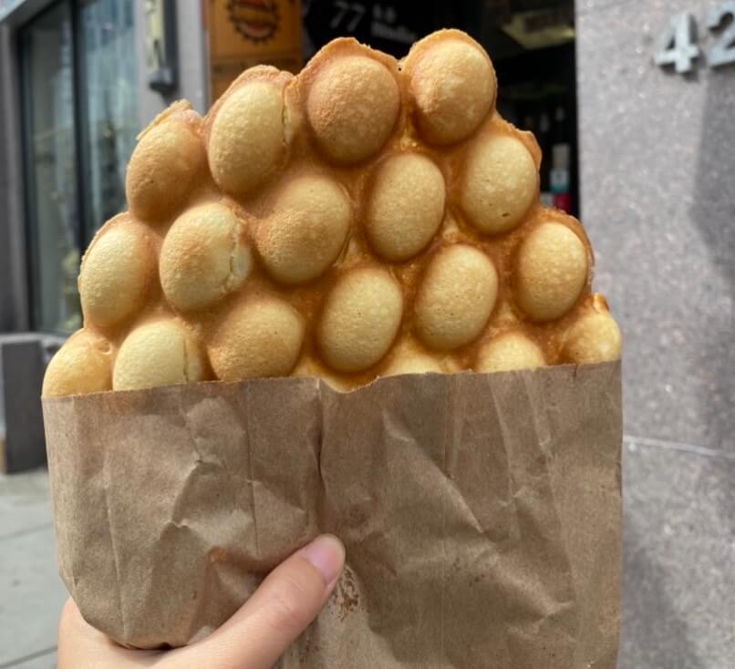 Egg puffs from boston's chinatown
