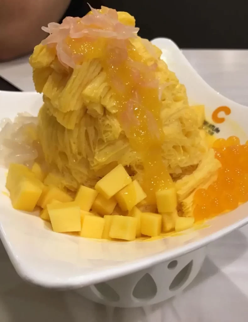 Mango snow from CFruit life in Boston's Allston