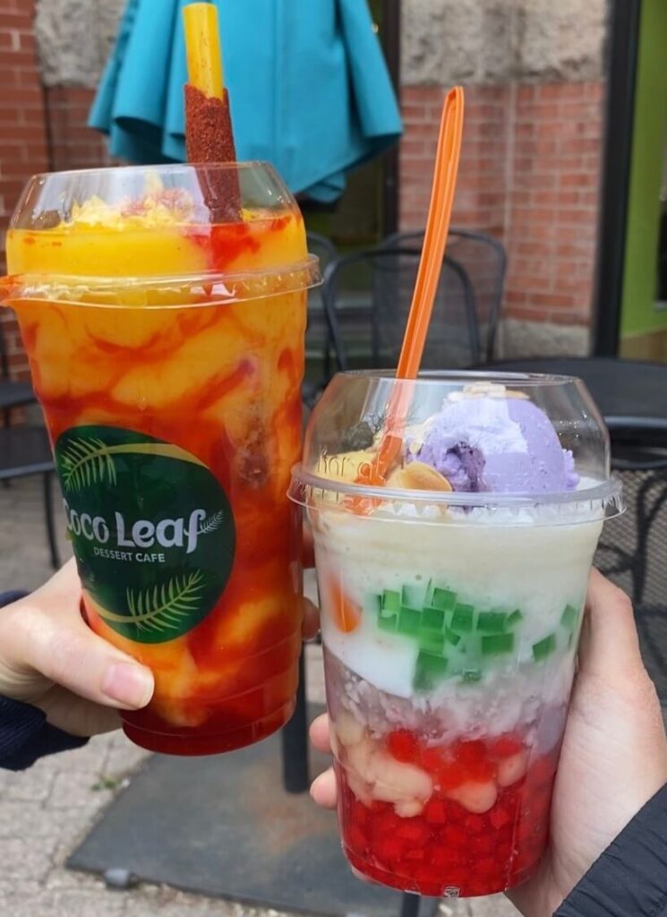 Vietnamese desserts in Boston from Coco Leaf