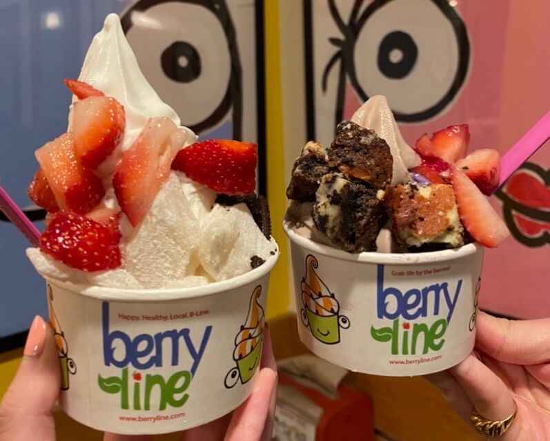 Berryline frozen yogurts