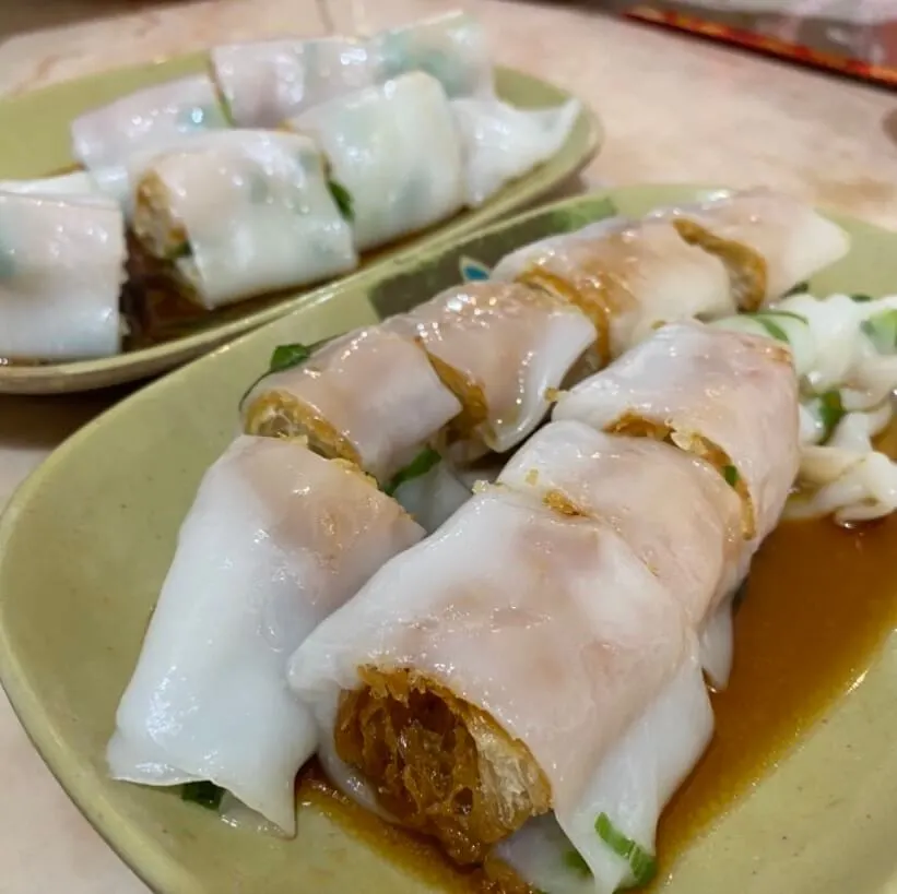 Rice Noodle Rolls From Winsor in Boston's Chinatown, a must try Boston brunches