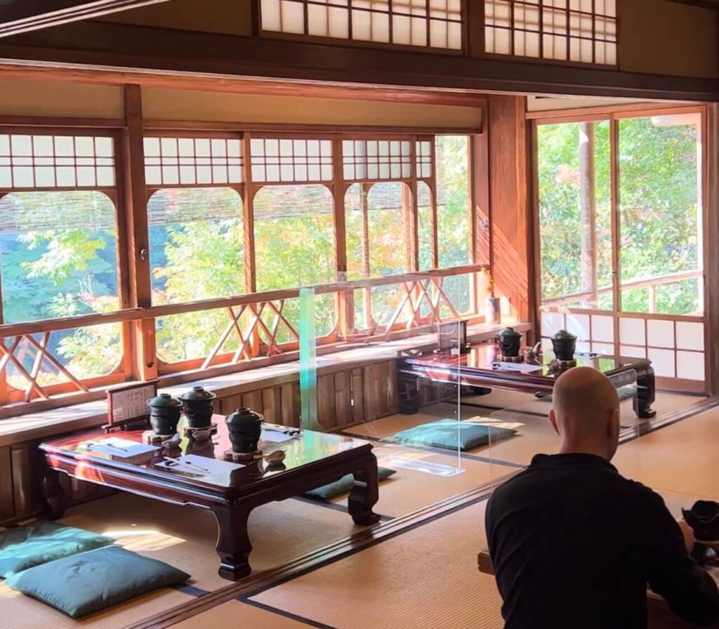 Interior of Shorian in Arashiyama