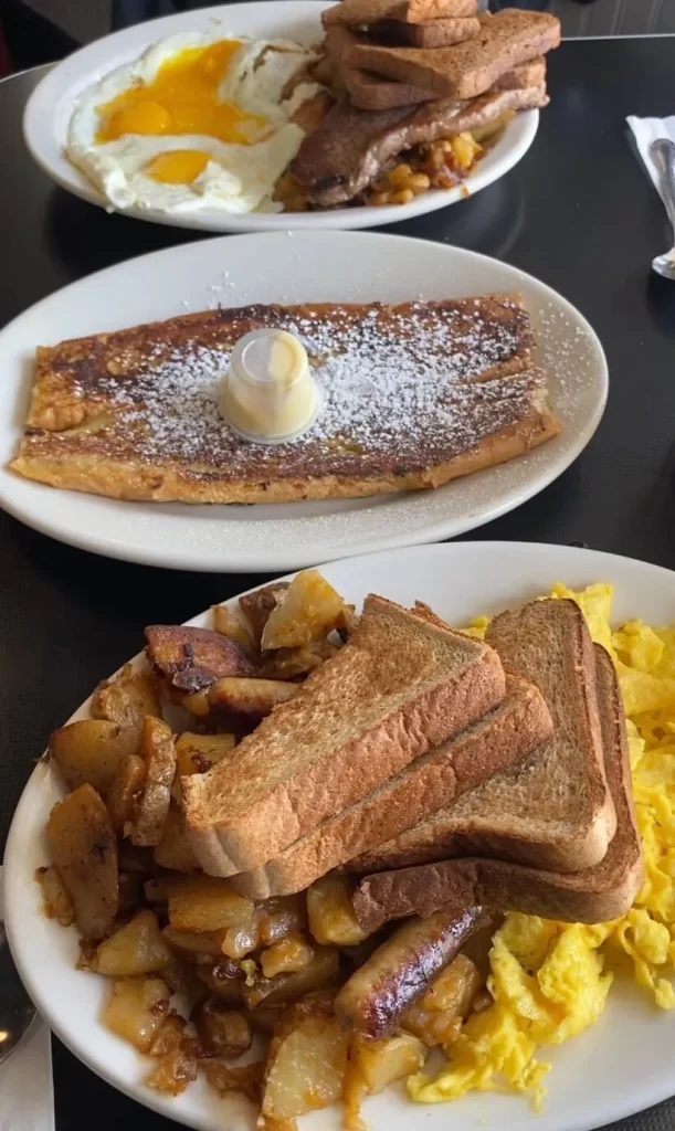 American Brunch and Breakfast Food at Mike's City Diner in Boston's South End