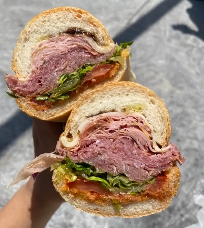 Italian sub from Monica's Mercato in Boston