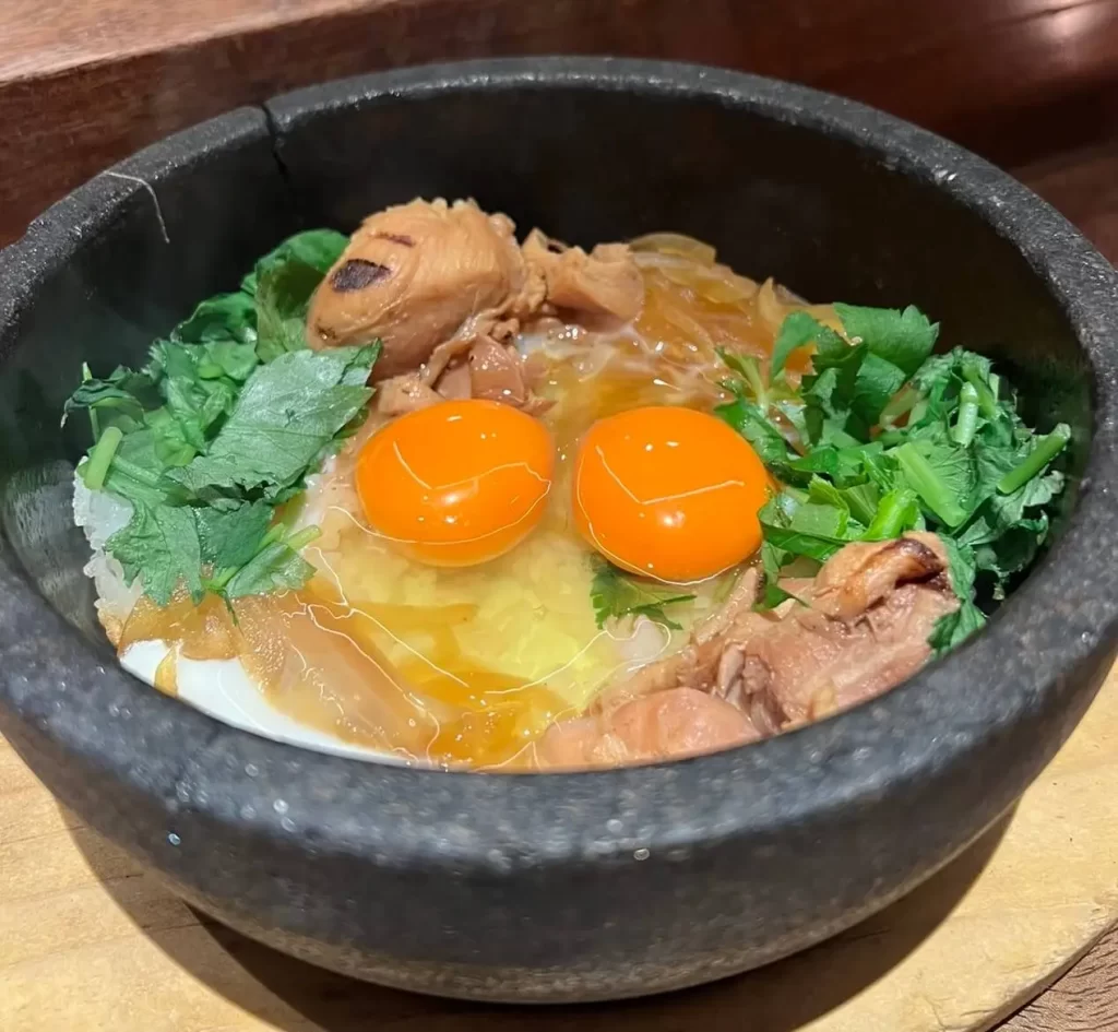 Oyakodon at Wabiya Korekido in Gion