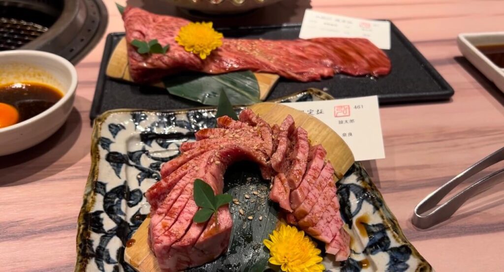 Wagyu meats from Hiro Yakiniku 