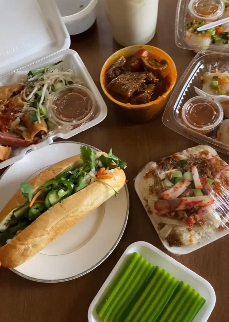 food from banh mi ba le, a boston vietnamese restaurant