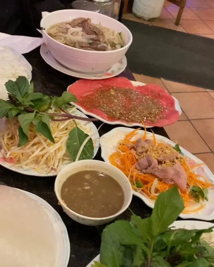 seven course beef from Pho 2000, a Boston vietnamese restaurant