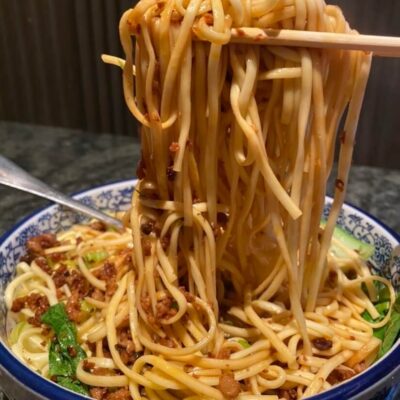 Dan Dan noodles form Xiang Yu, a spot for Chinese food in Boston