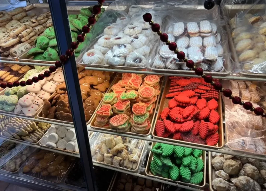 Cookies from Parziale's Bakery in the North End, a part of this Boston's best bakery list