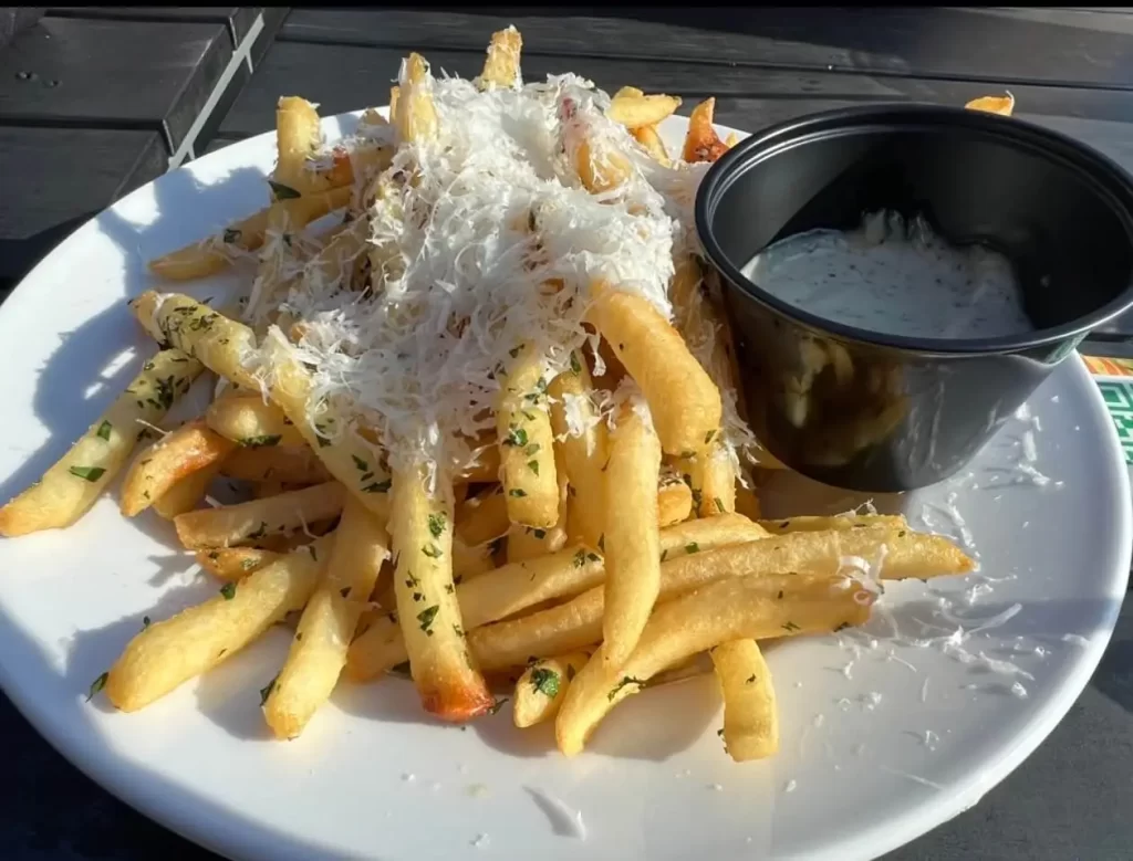 Truffle fries from six west