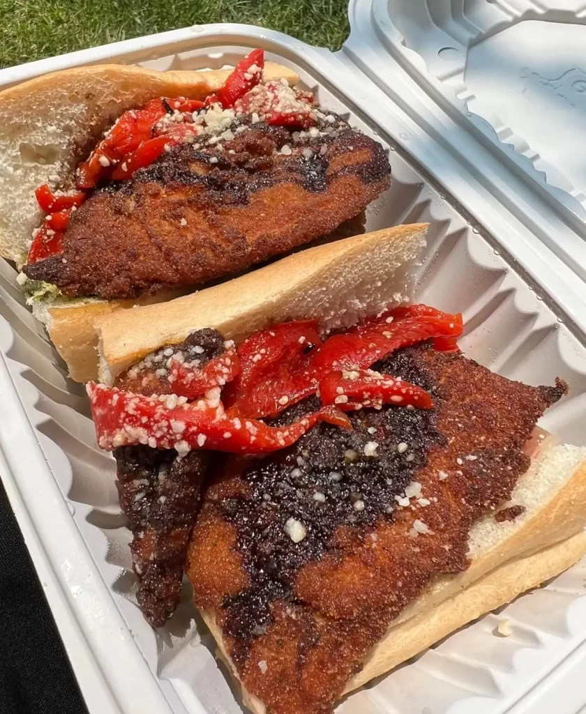 Bidabeep sandwich from Pizzeria Rustico in Boston's West End neighborhood