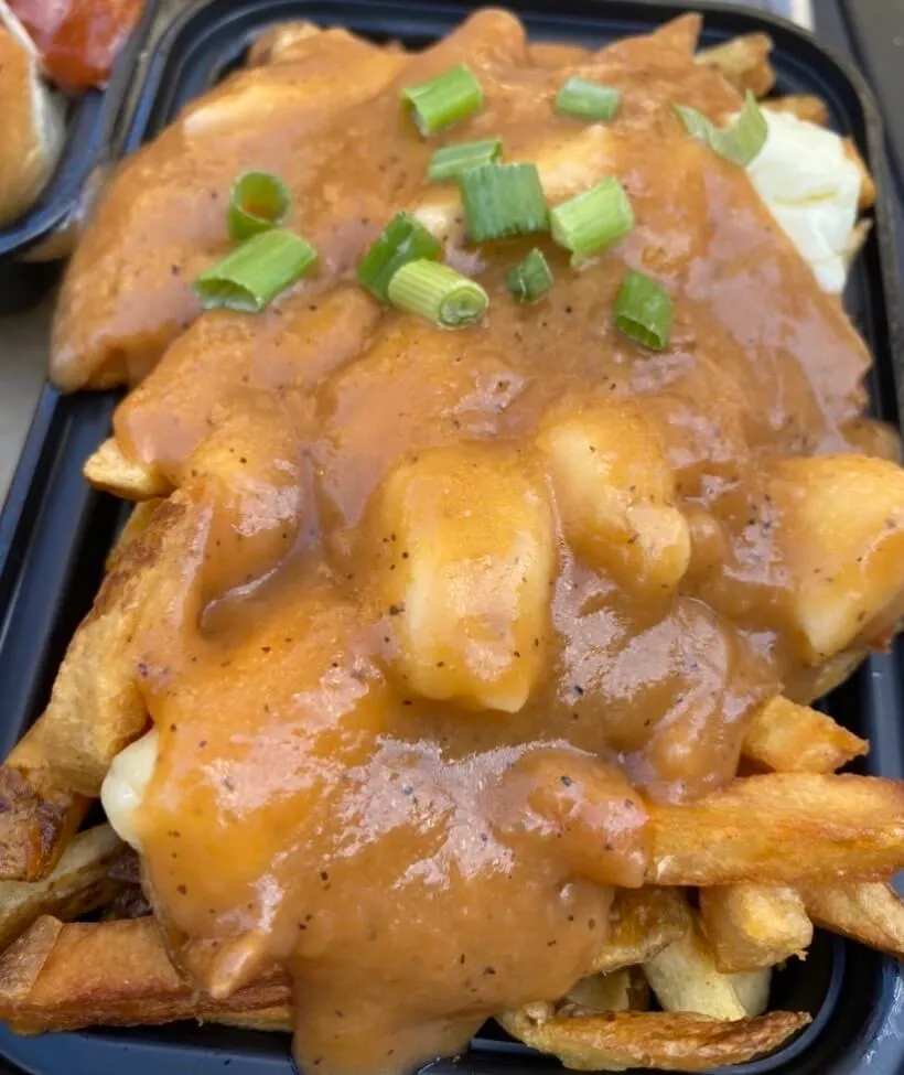 poutine from saus, one of the best vegan restaurants in Boston