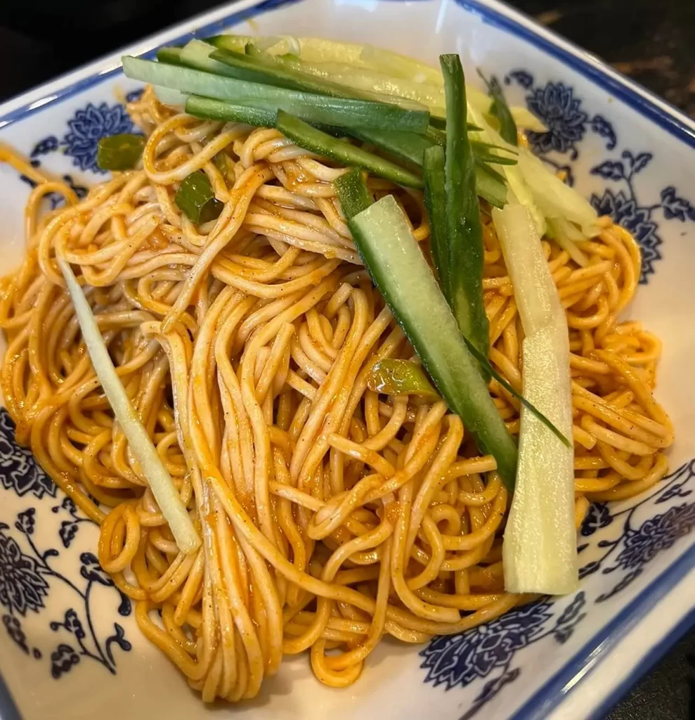 spicy cold noodles from mala in Boston