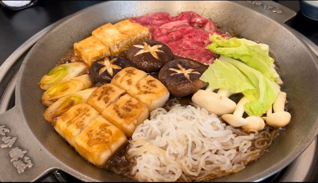 Sukiyaki at Asakusa Imahan