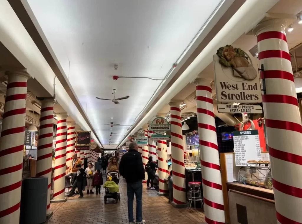 Inside the Faneuil Hall Marketplace