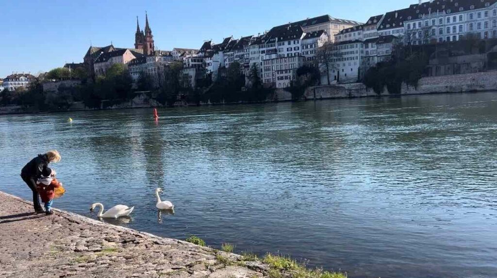 Basel Switzerland Rhine River