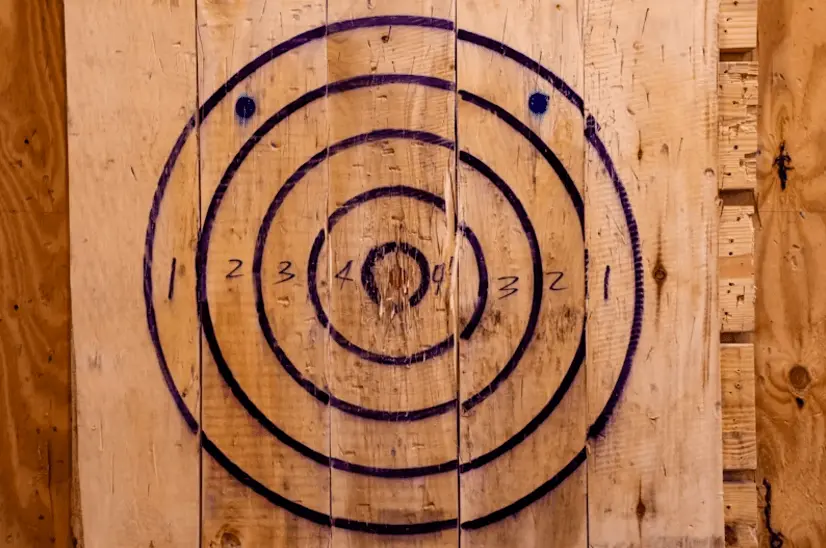 Axe throwing, one of the best things to do in Boston at night