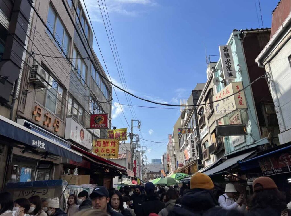 Tsukuji Market, one of the best things to do on your 10 day japan itinerary